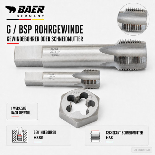 Gewindebohrer rohrgewinde - gewindebohrer,